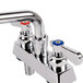 Deck Mount Faucet with 12" Swing Nozzle, 4" Centers, and Lever Handles Main Thumbnail 6