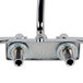 Deck Mount Faucet with 12" Swing Nozzle, 4" Centers, and Lever Handles Main Thumbnail 8