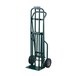 Harper DCT8546 3-Position 800 lb. Convertible Hand / Platform Truck with 8" x 2" Solid Rubber Wheels and 3" Urethane Casters Main Thumbnail 1