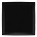 A black square Tablecraft cast aluminum bowl with a black speckled surface.
