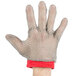 Victorinox 7.9039.M saf-T-gard GU-500 Red Cut Resistant Stainless Steel Mesh Glove - Medium Main Thumbnail 3