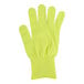 A yellow Victorinox cut resistant glove.