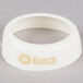 A white plastic Tablecraft salad dressing dispenser collar with beige lettering reading "Lite Ranch" on a white background.