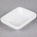 Tuxton BPZ-033B 2 oz. Porcelain White Rectangular China Sauce Dish - 48/Case Main Thumbnail 3
