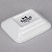 Tuxton BPZ-033B 2 oz. Porcelain White Rectangular China Sauce Dish - 48/Case Main Thumbnail 4