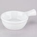 Tuxton BPS-0902 9 oz. Porcelain White China French Casserole Dish - 24/Case Main Thumbnail 3