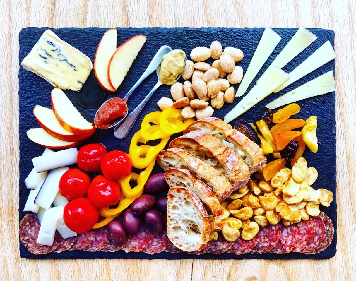 slate board cheese plate