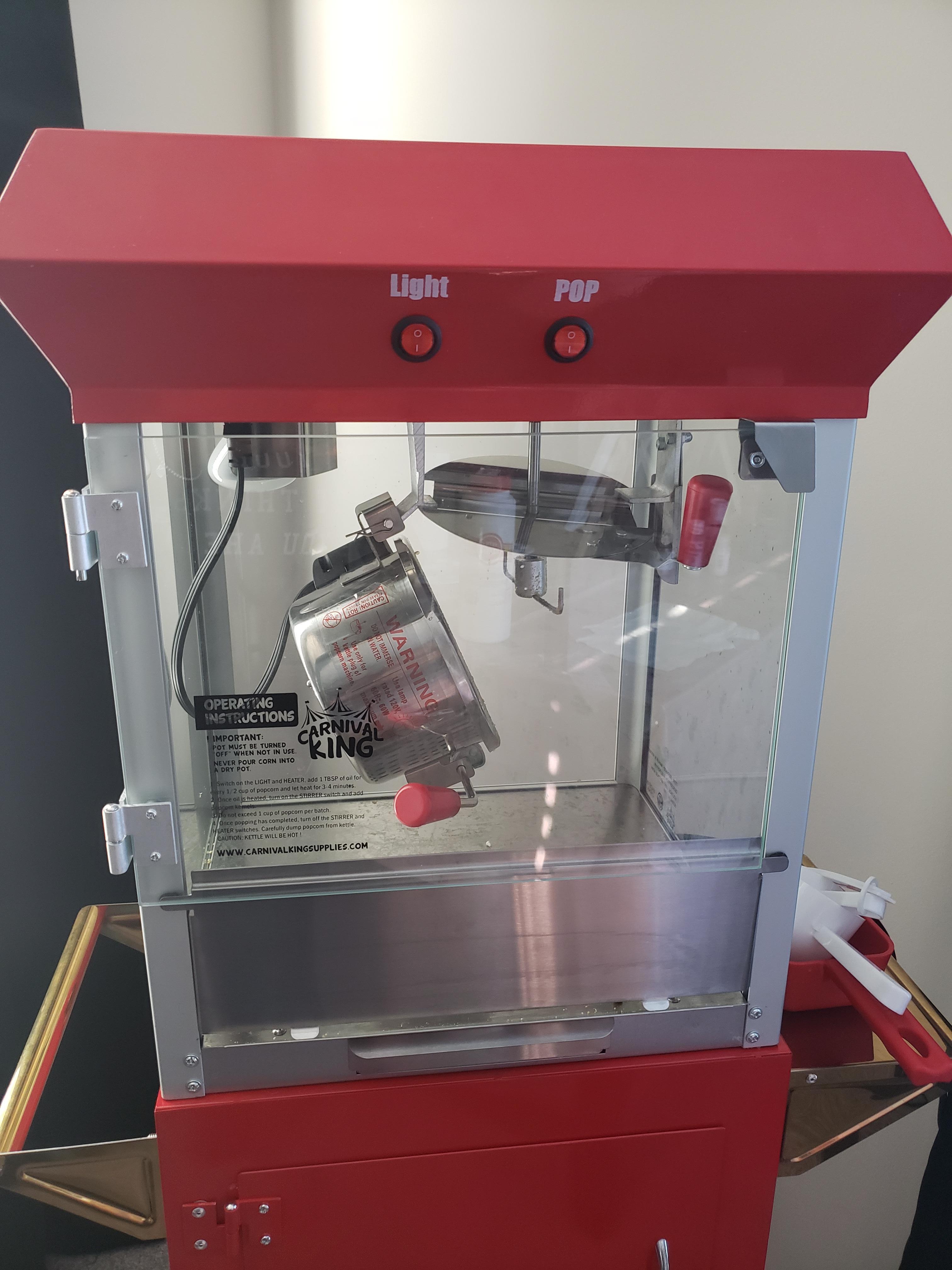 Using the 4oz pre-packaged popcorn kit was a breeze