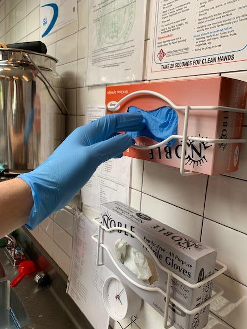 XL nitrile gloves