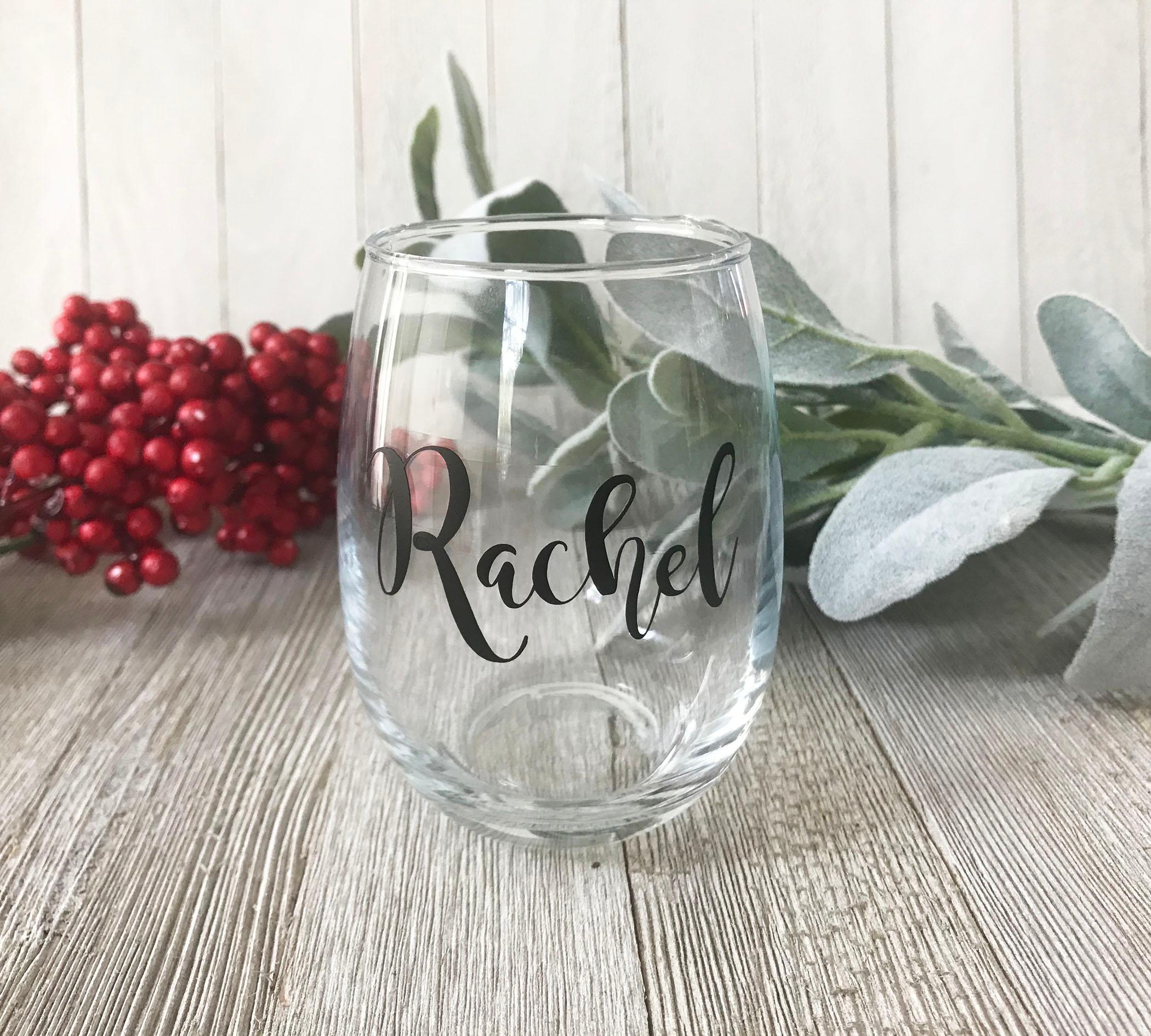 These wine glasses are the perfect size for what I was looking for. I personalize them with the person's name and they make a great gift! Great price and product!