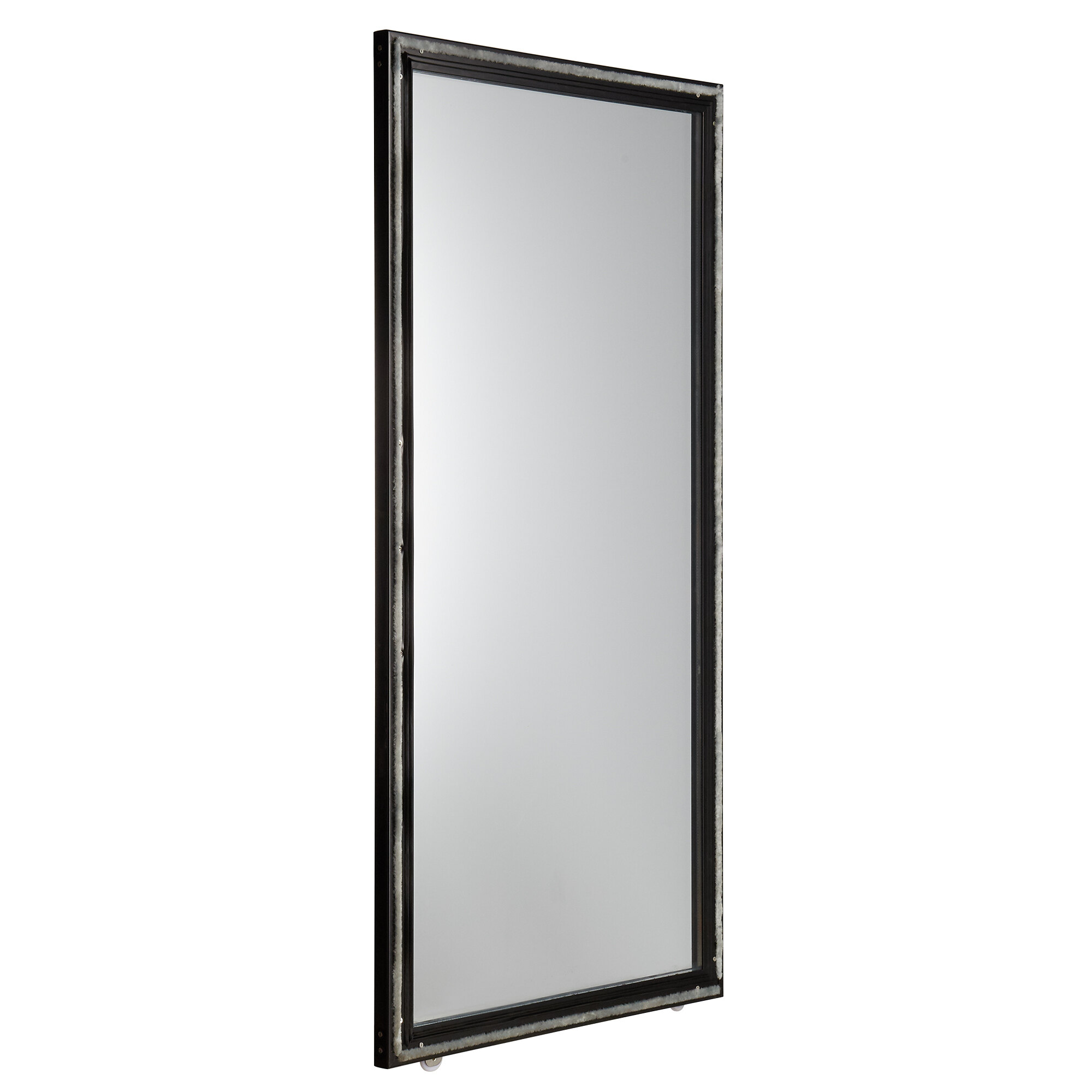 An Avantco right hand sliding glass door with a black rectangular frame.