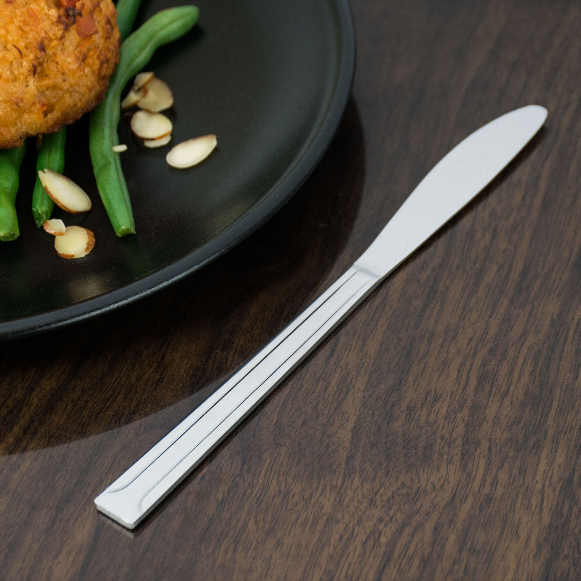 Dominion Flatware Stainless Steel Dinner Knife 12/Case