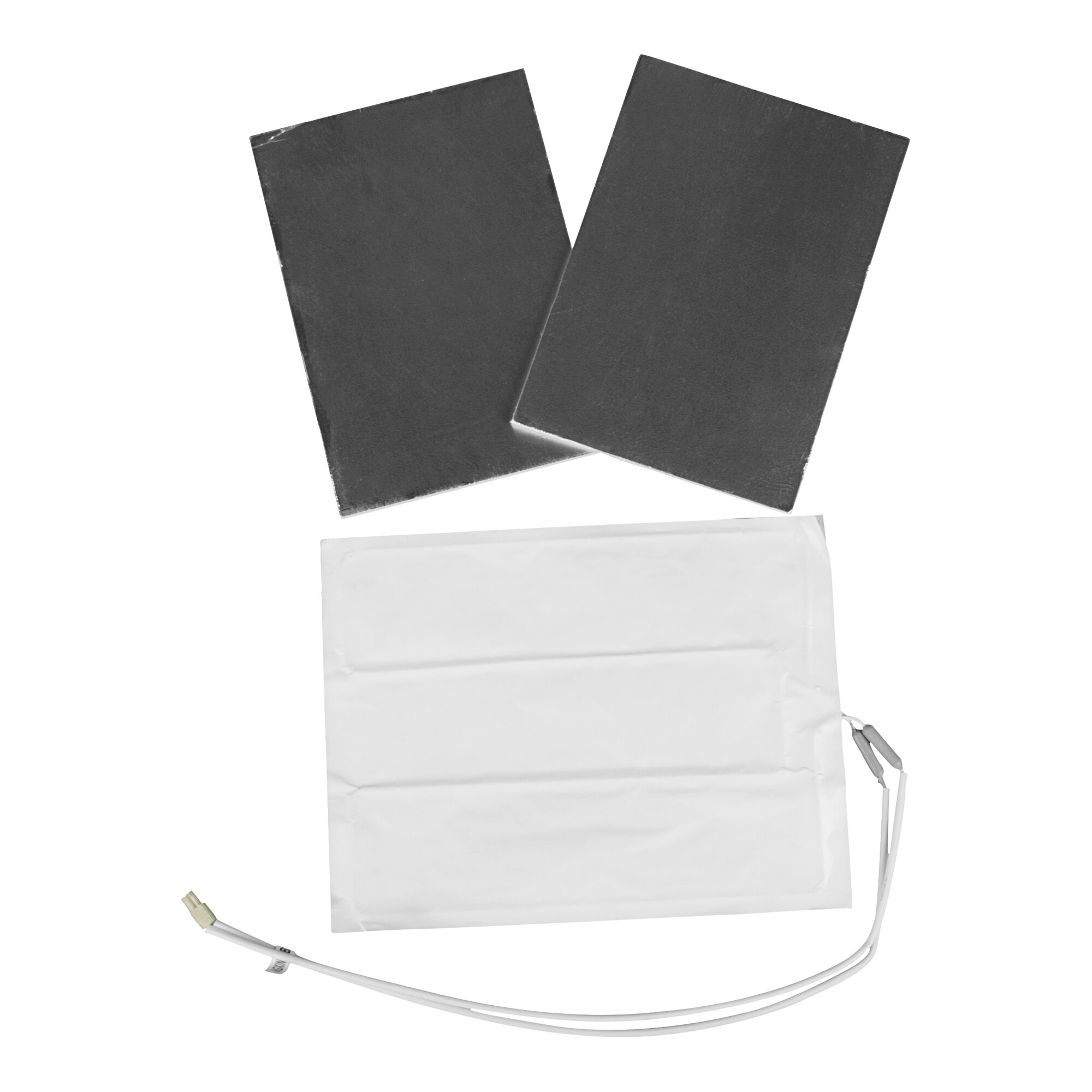 A replacement heater blanket kit for Avantco SS-1F and CFD-1FF, including two black rectangular pads and a white heating element with an attached wire.