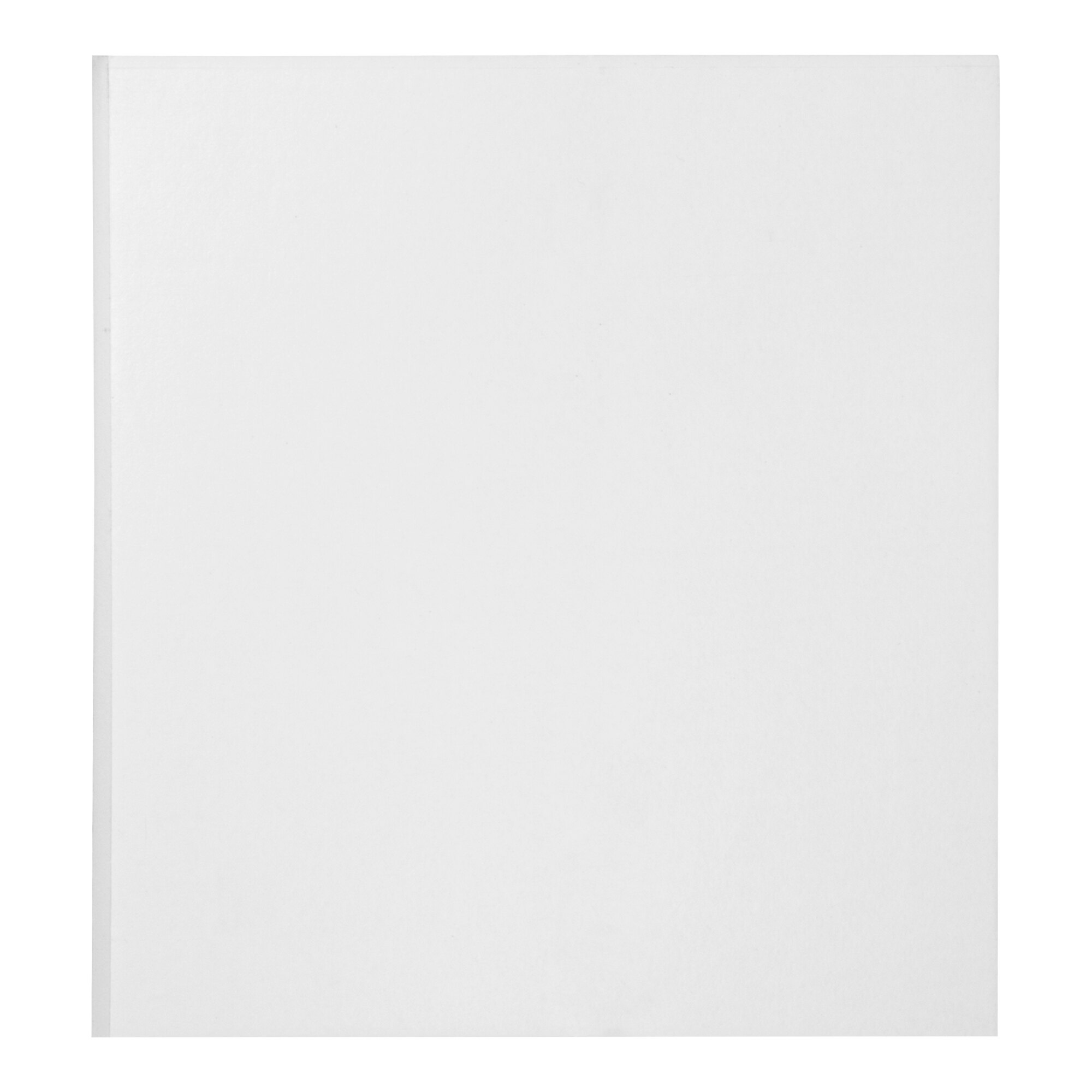 A plain white square replacement heater blanket for Avantco equipment.