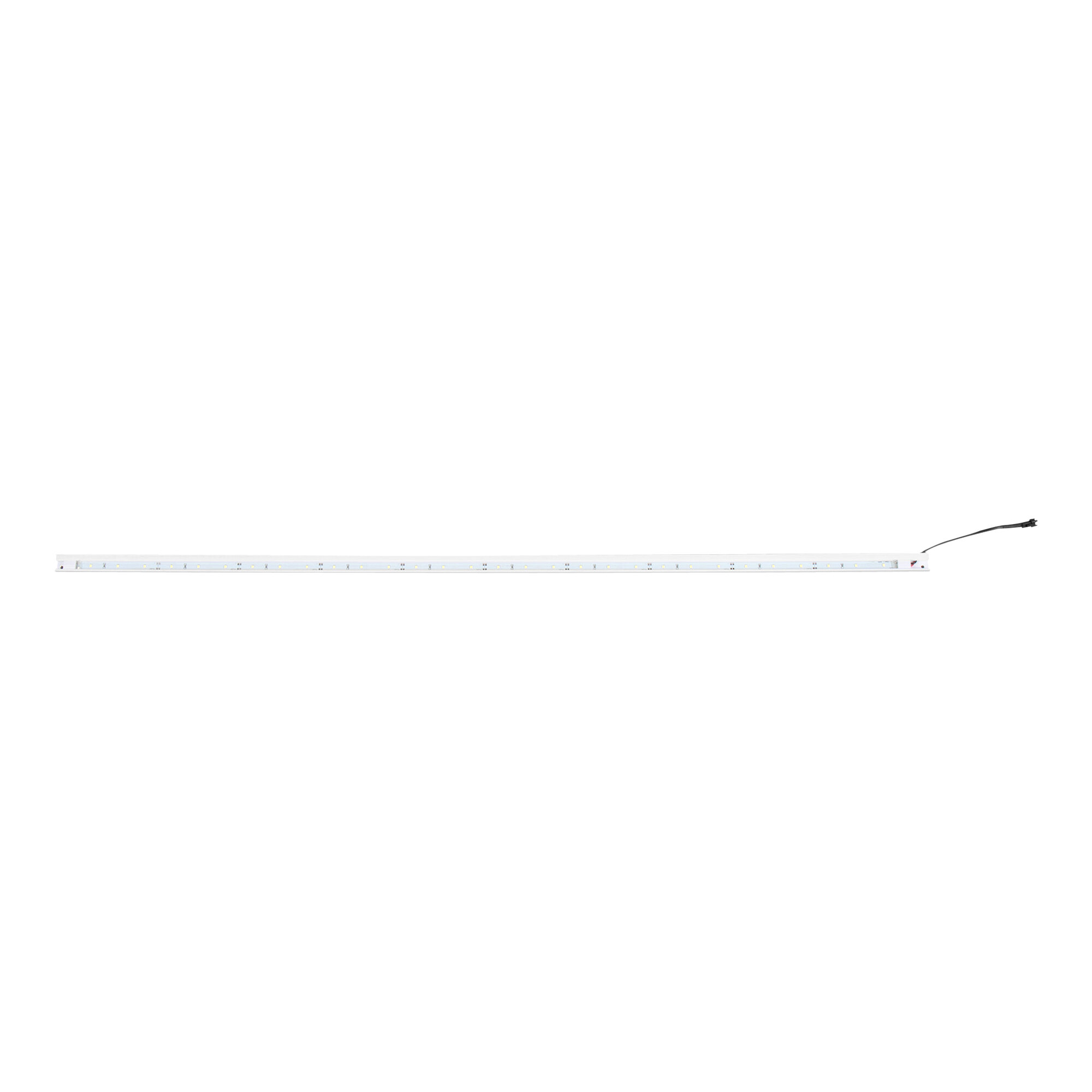 A long, narrow 39 3/8-inch 6 watt LED outside light bulb with a wire connector at one end.