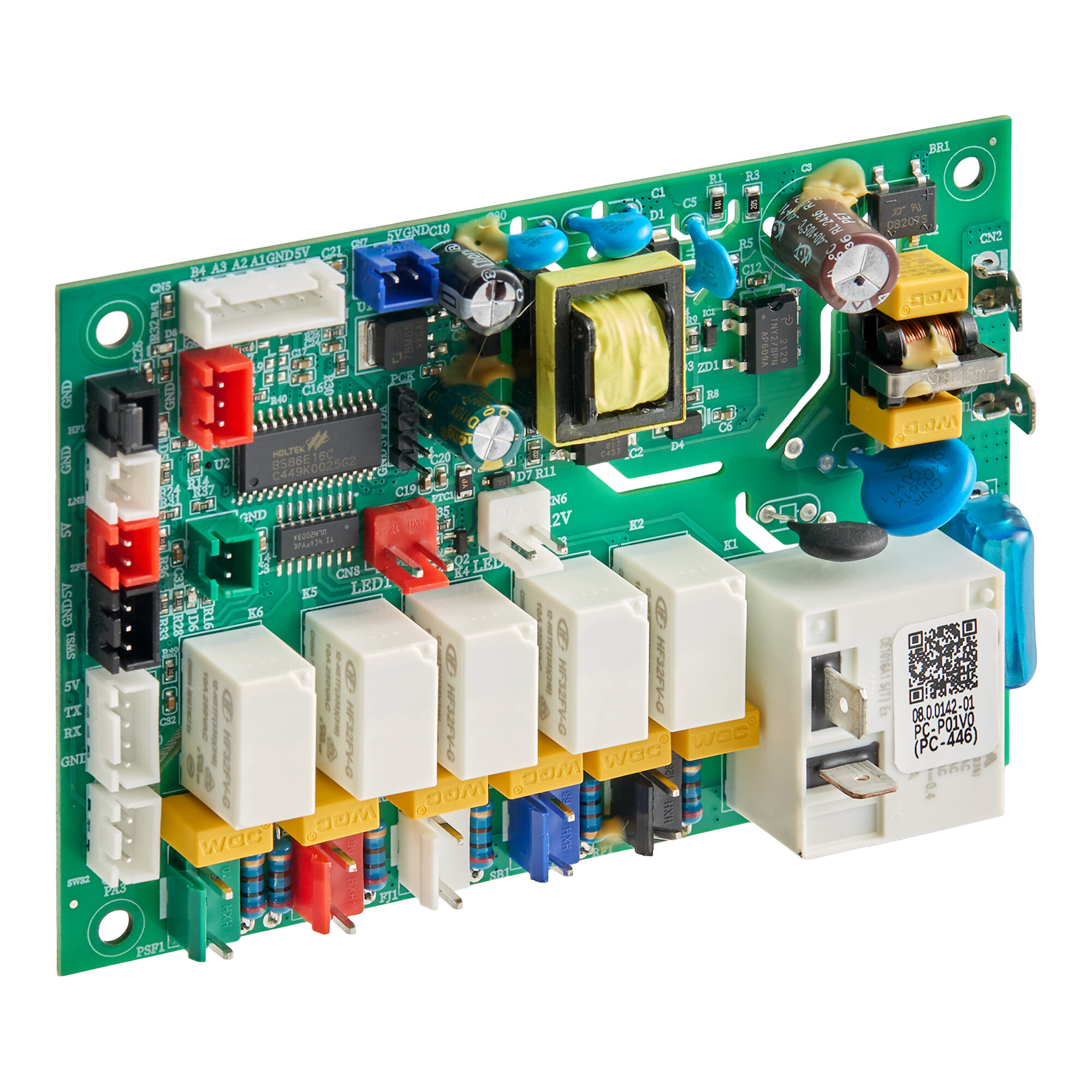 A printed circuit board designed for select Avantco Ice ice machines.