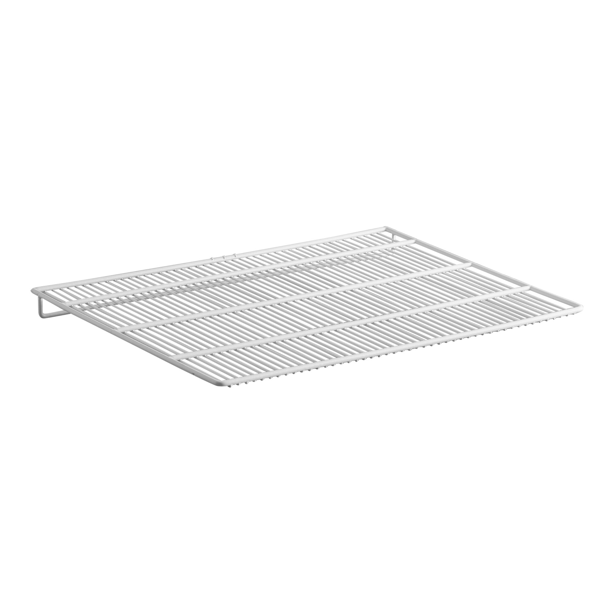 A white wire top shelf designed for Avantco DLC36 Series deli cases, measuring 29 inches by 20.5 inches.
