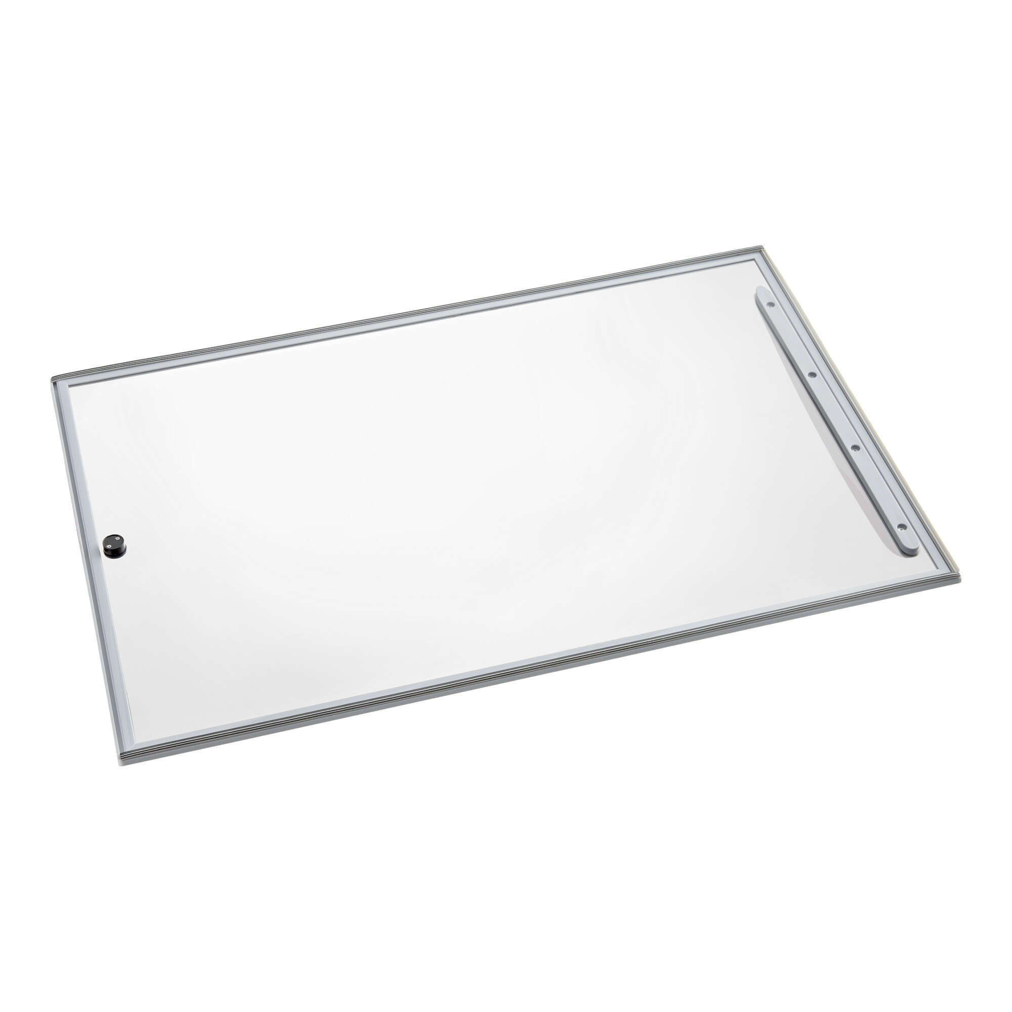 A rectangular sliding glass bottom lid designed for Avantco ADC-12 and ADC-GEL-13 Series units.