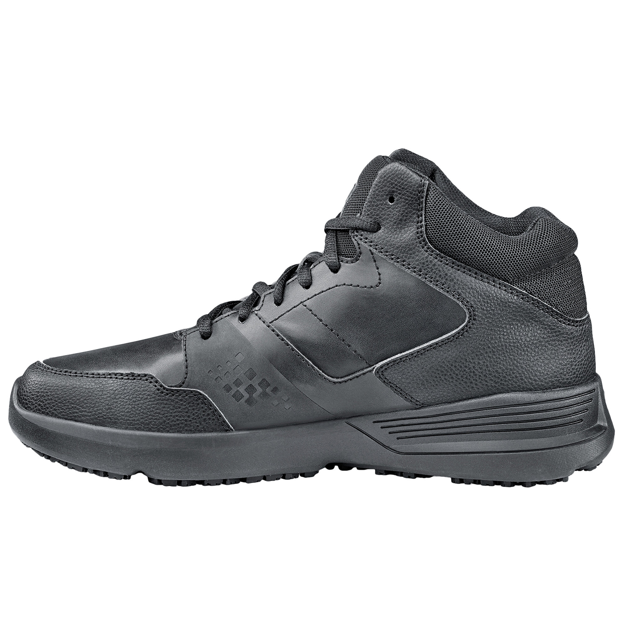 Shoes For Crews 24520 Hart Men's Size 16 Medium Width Black Water-Resistant Soft Toe Non-Slip 