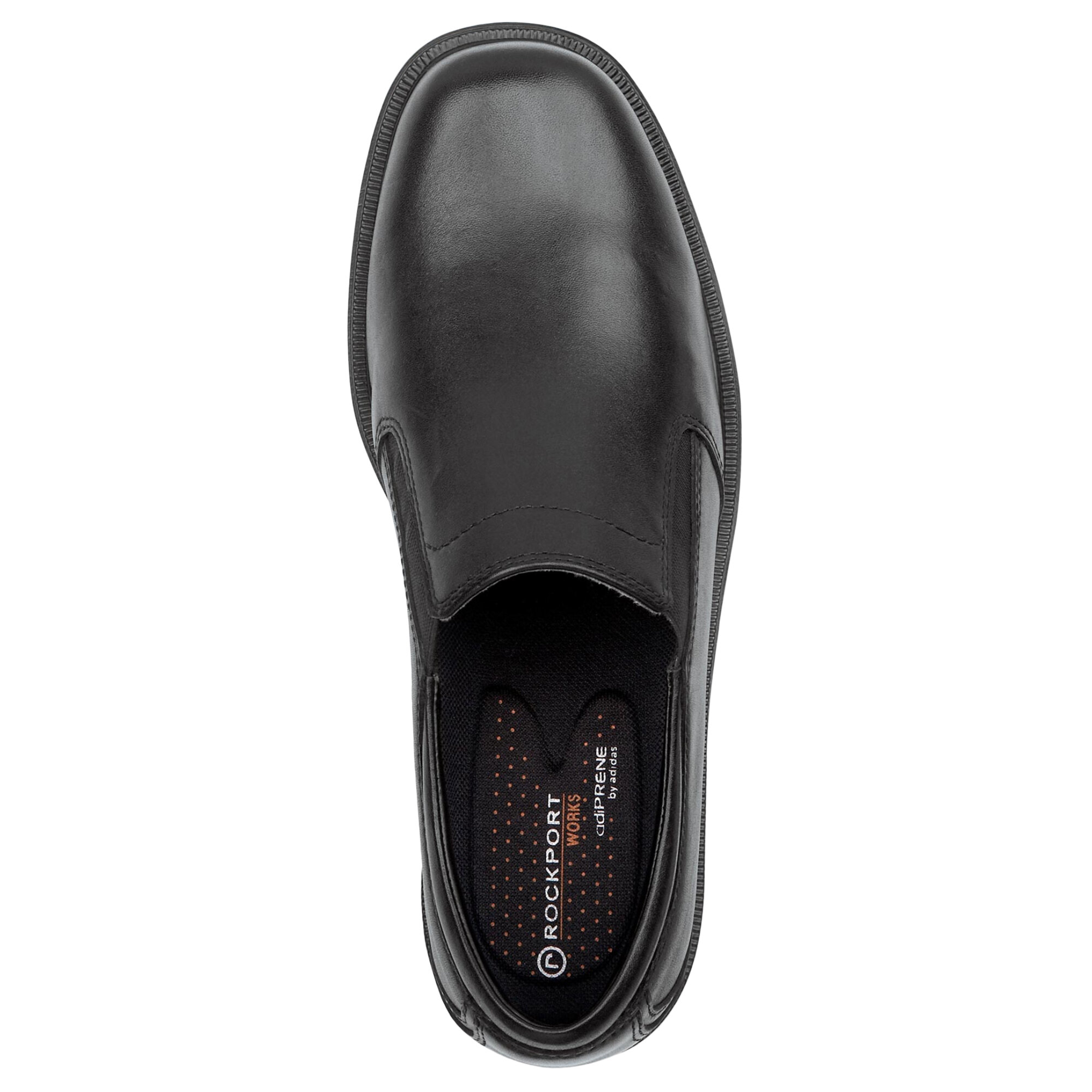 Rockport Works SRK6595 Ontario Men's Size 14 Wide Width Black Soft Toe ...