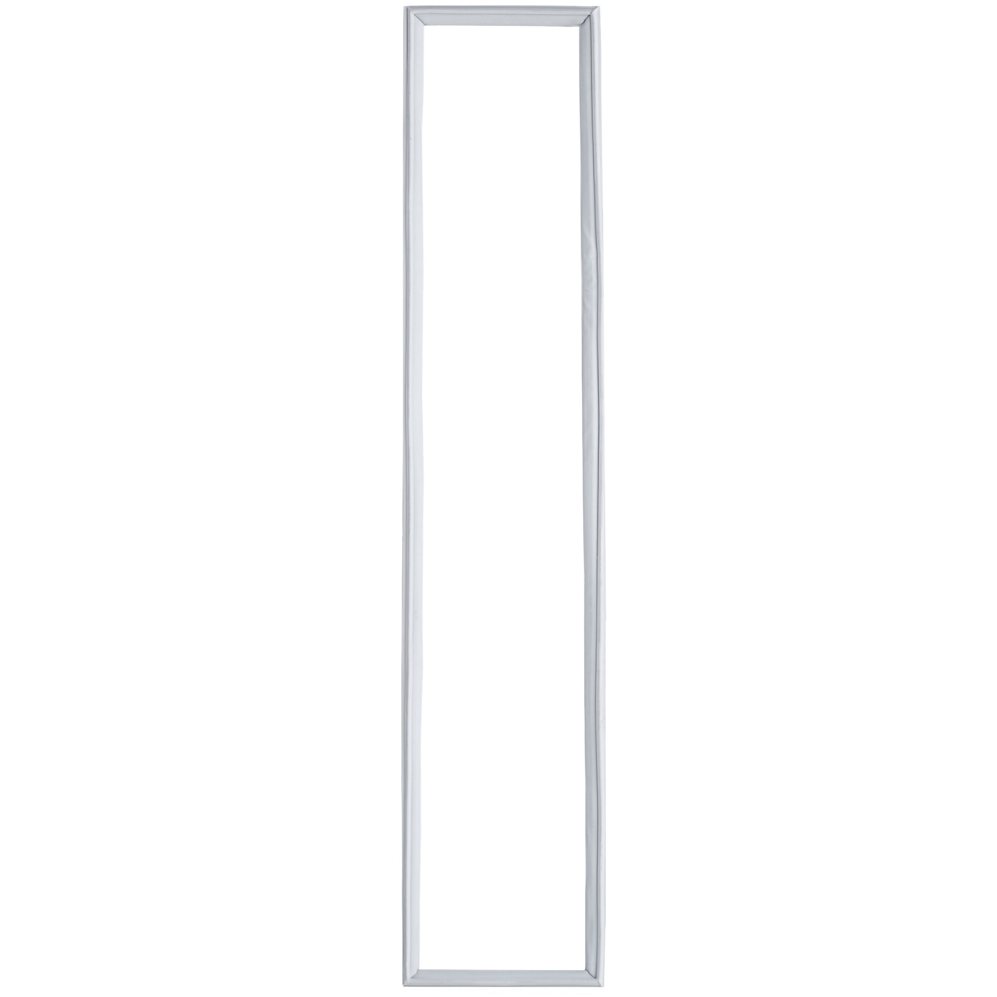 A white rectangular gasket with a metal frame.