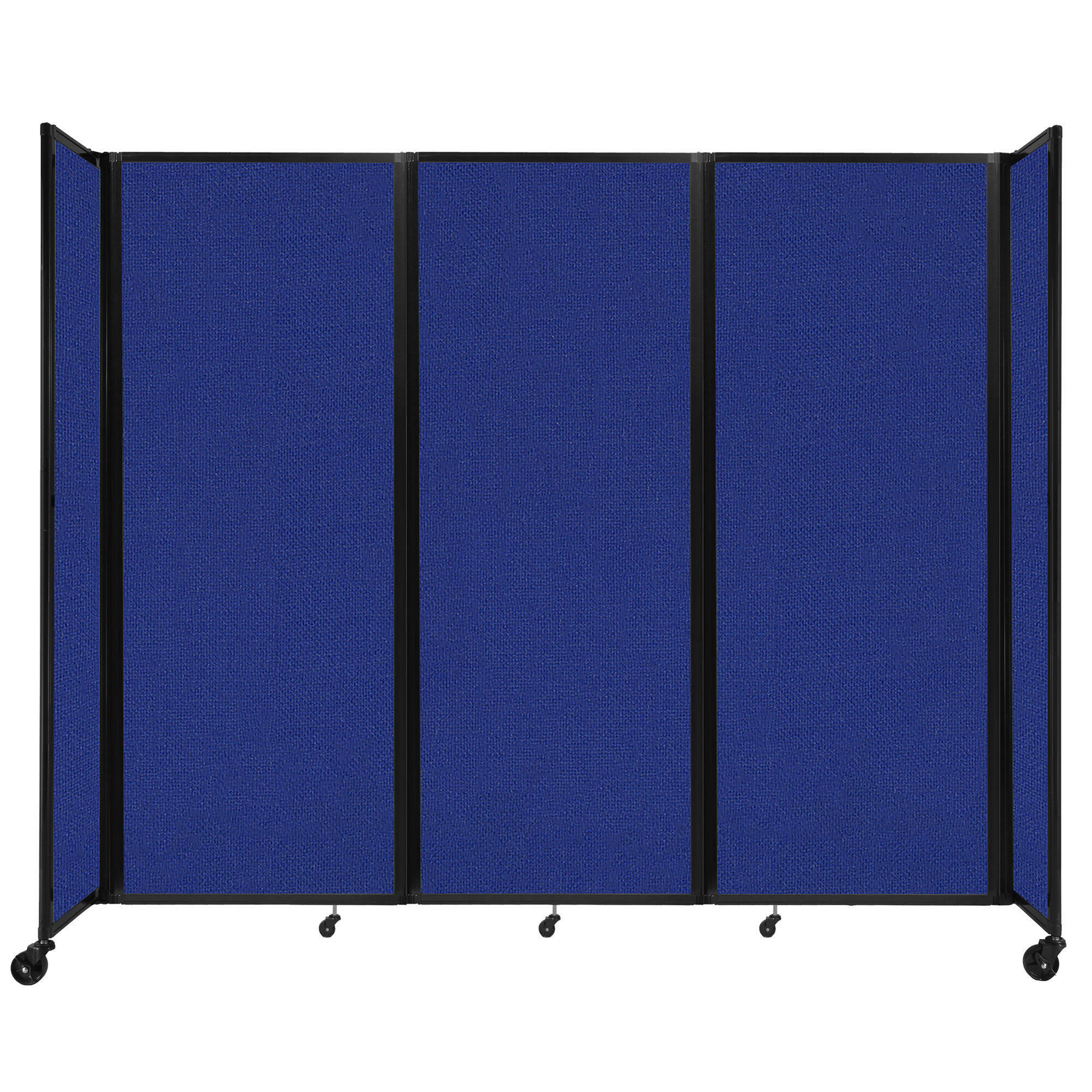 Versare 1190305 Royal Blue Foldable Room Divider 360 8' 6" x 7' 6"