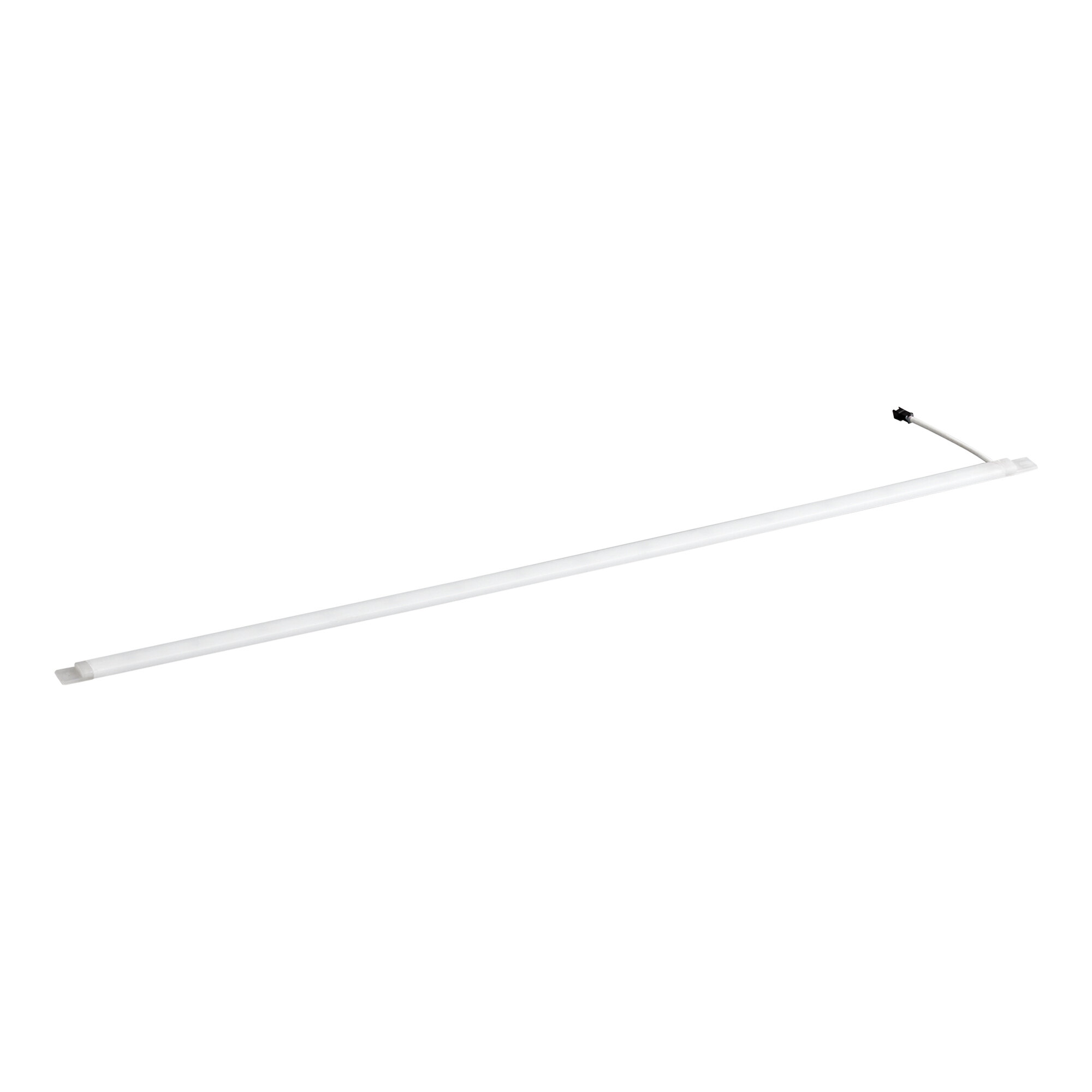 A long, slim replacement lamp designed for Avantco DFF9 and DFC9 display freezers.