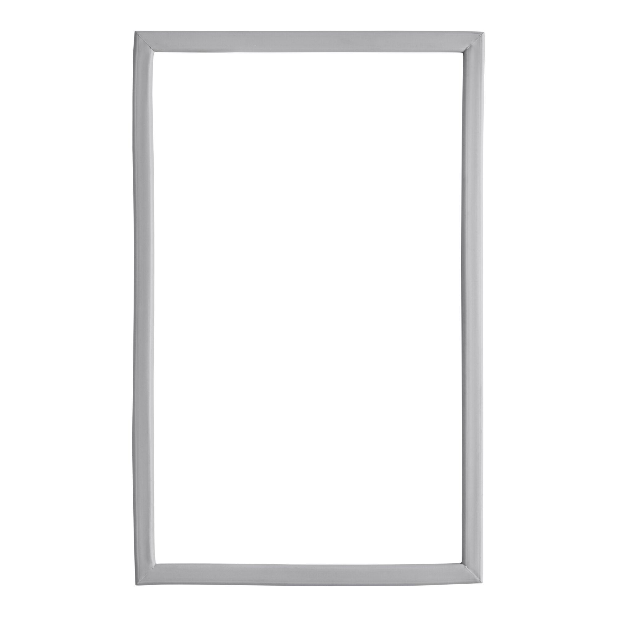 A white rectangular gasket for an Avantco SF-5 refrigerator.