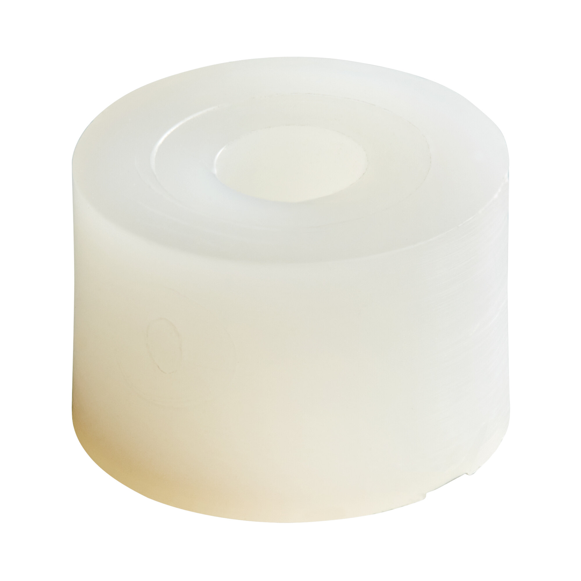 A translucent plastic spacer designed for use with Avantco APST-72 prep tables.