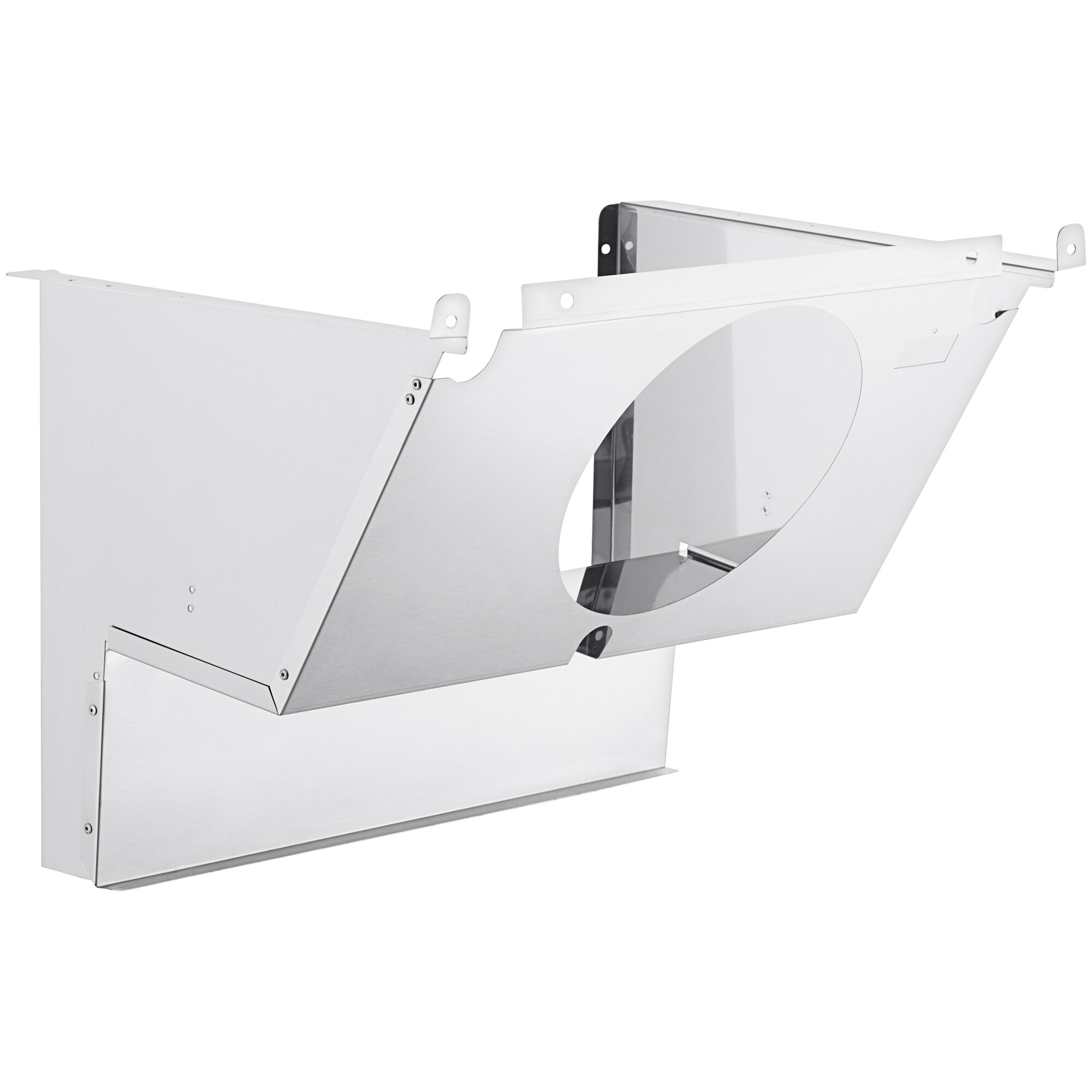 An Avantco Evaporator Cover, a metal box with a hole.
