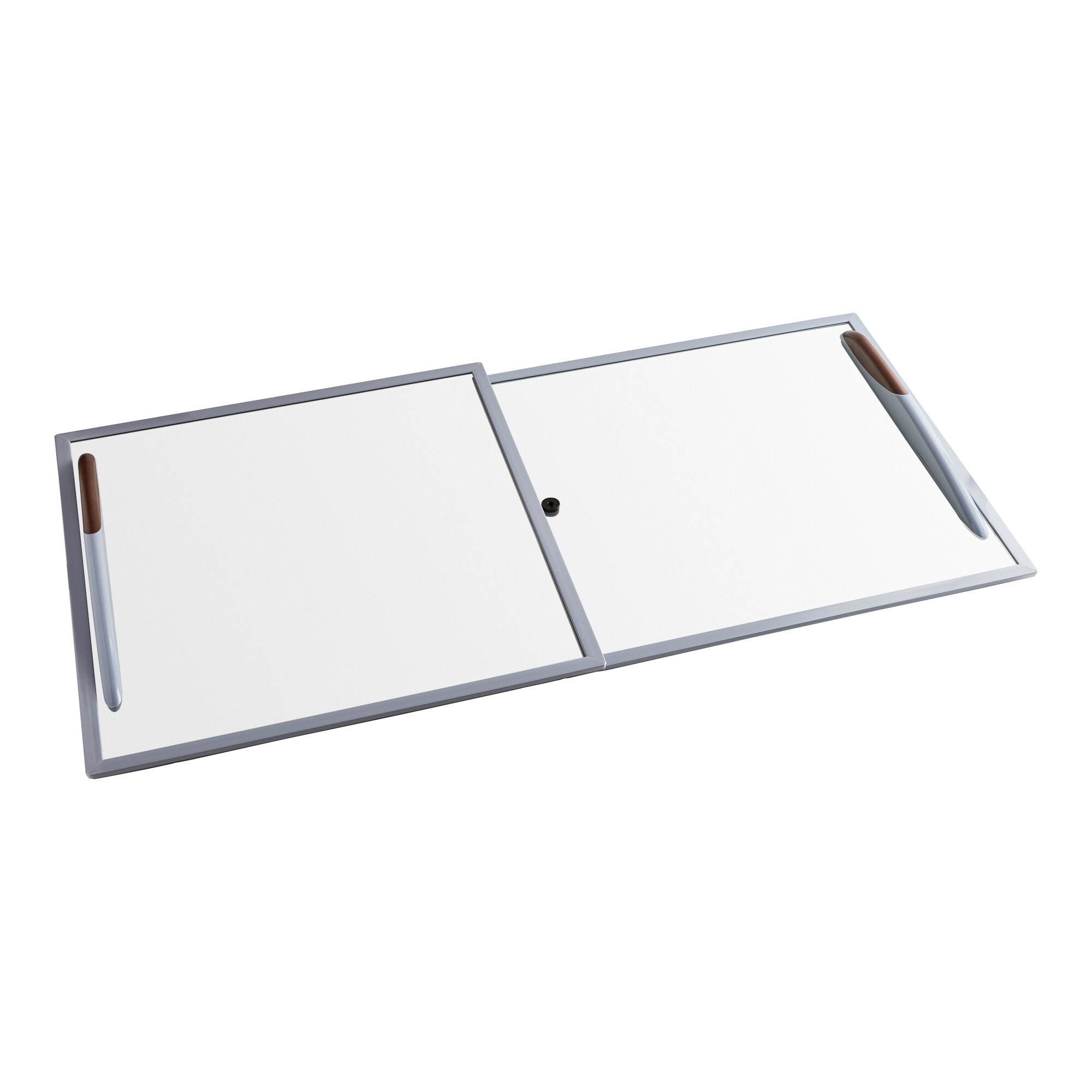 The glass lid for an Avantco refrigeration case on a white background.