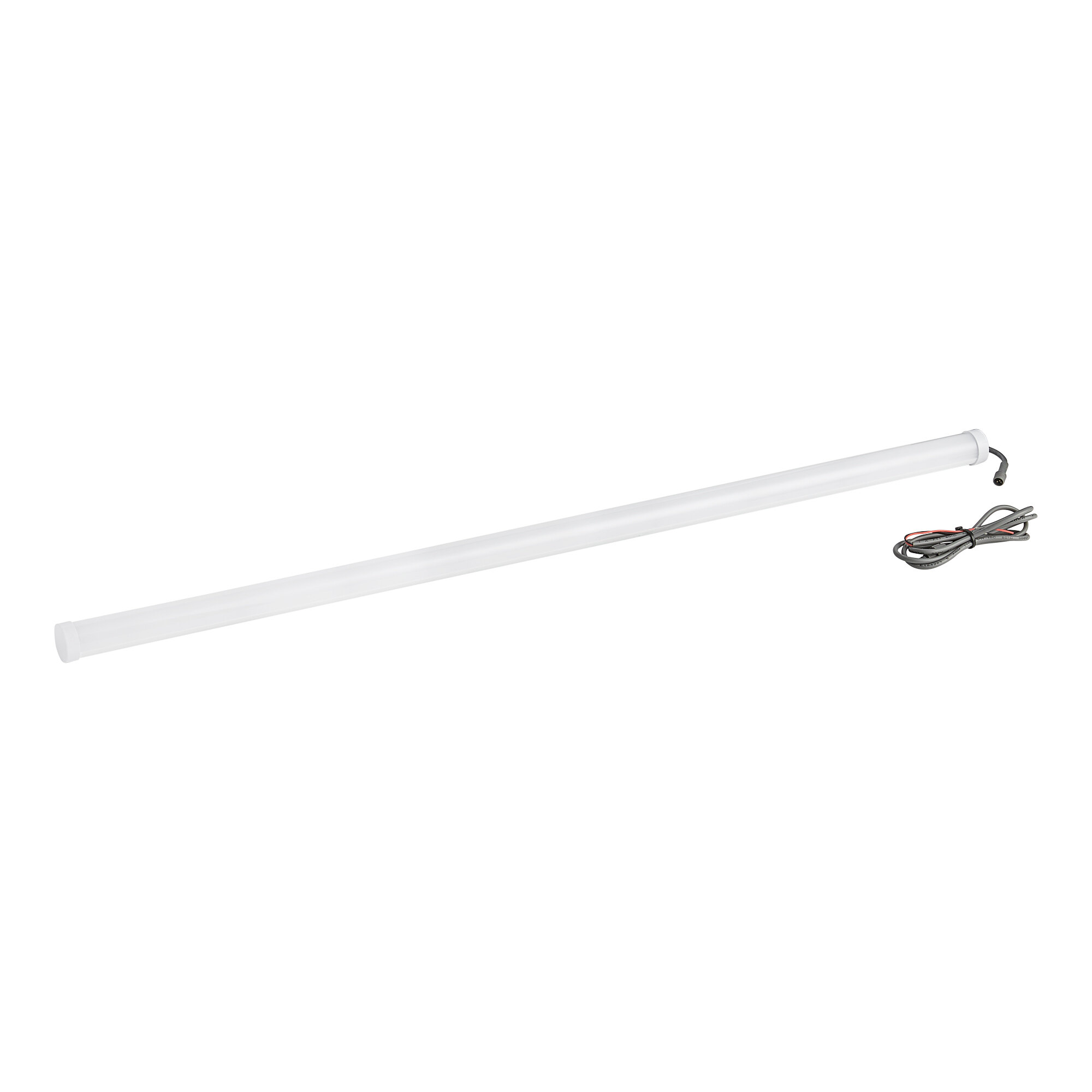 An Avantco LED light with wires.