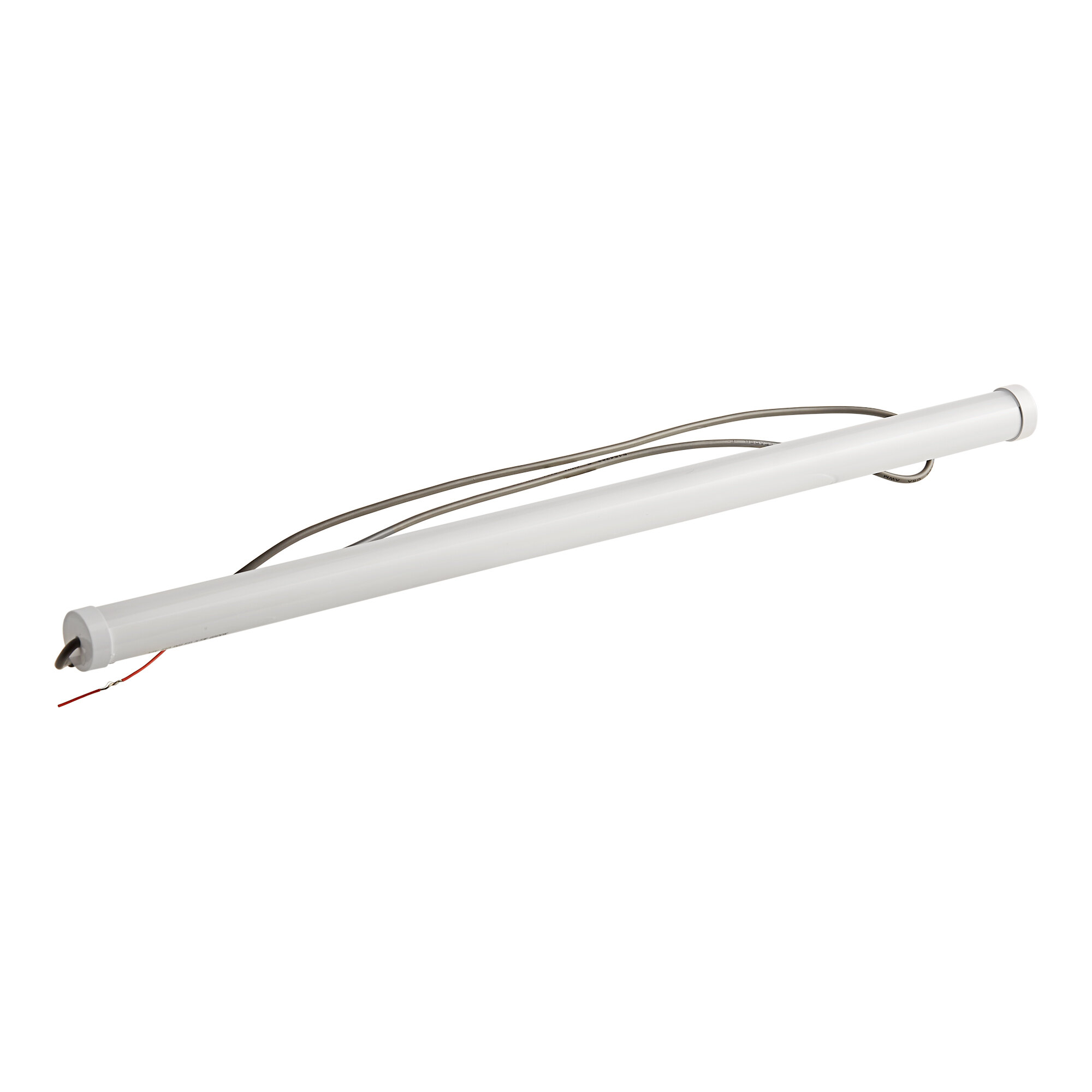 An Avantco LED light with a wire attached to it.