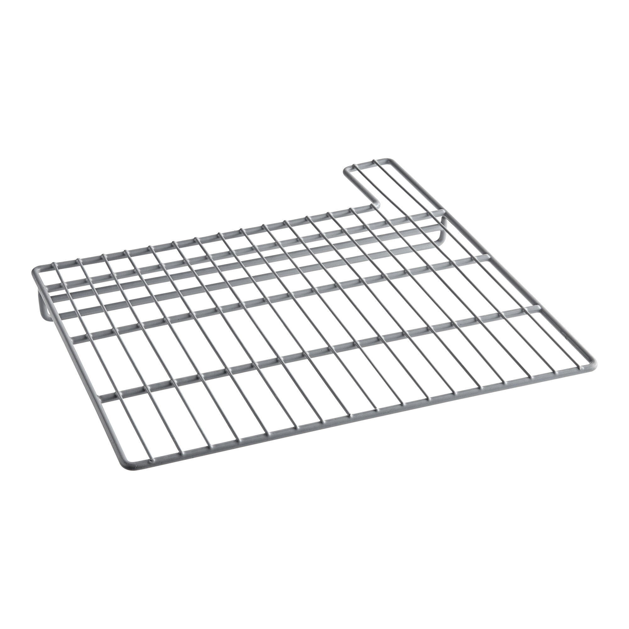 An Avantco wire shelf for undercounter refrigerators with a wire rack on it.