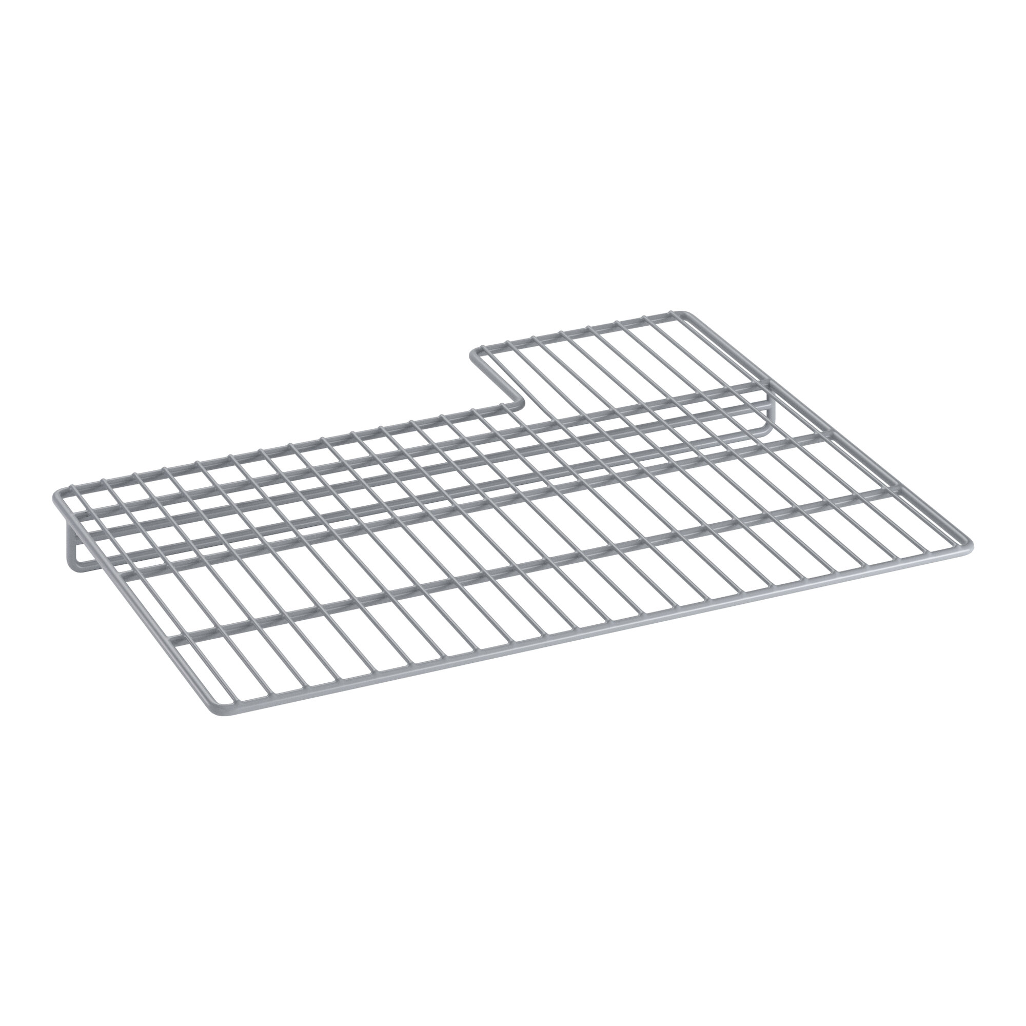 A metal right wire shelf designed for 60-inch Avantco AU and AWT Series units.