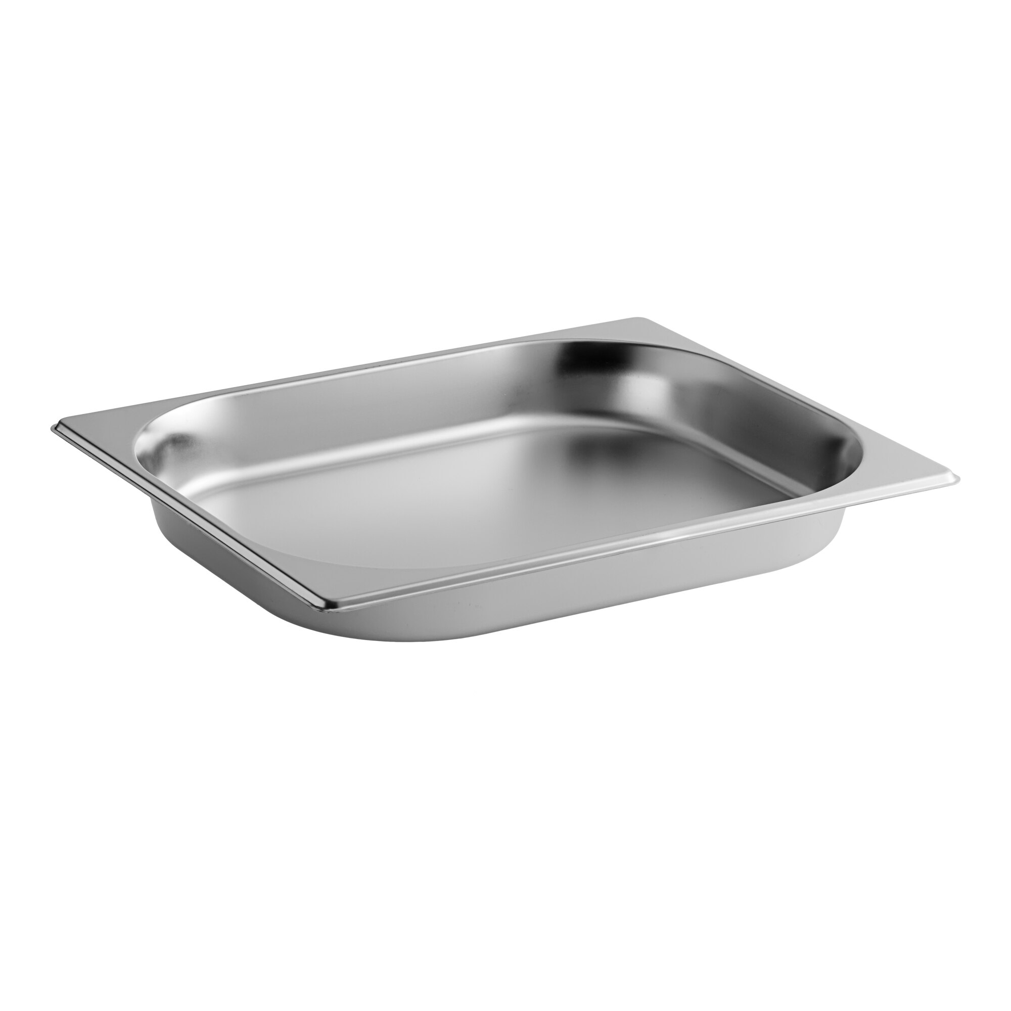 An Avantco stainless steel food pan with a square edge.