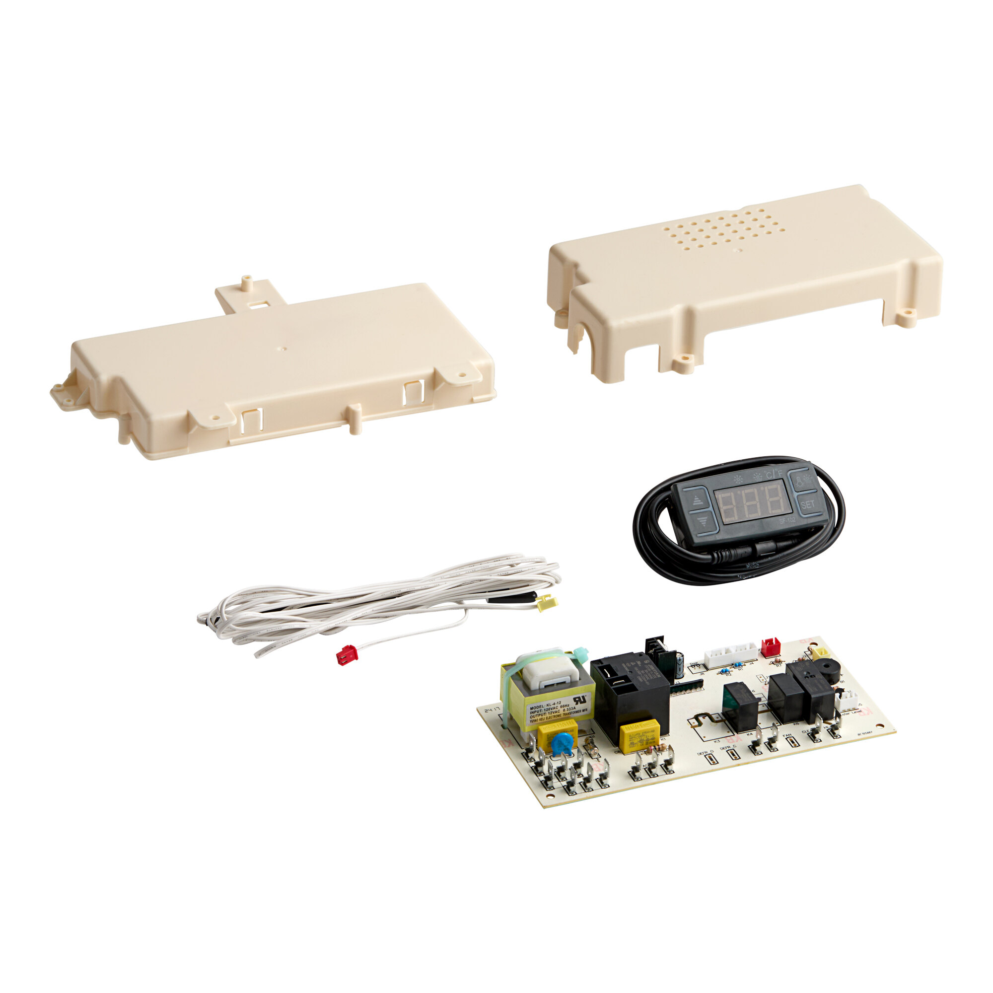 An Avantco VOA series controller assembly with a digital display and wires.