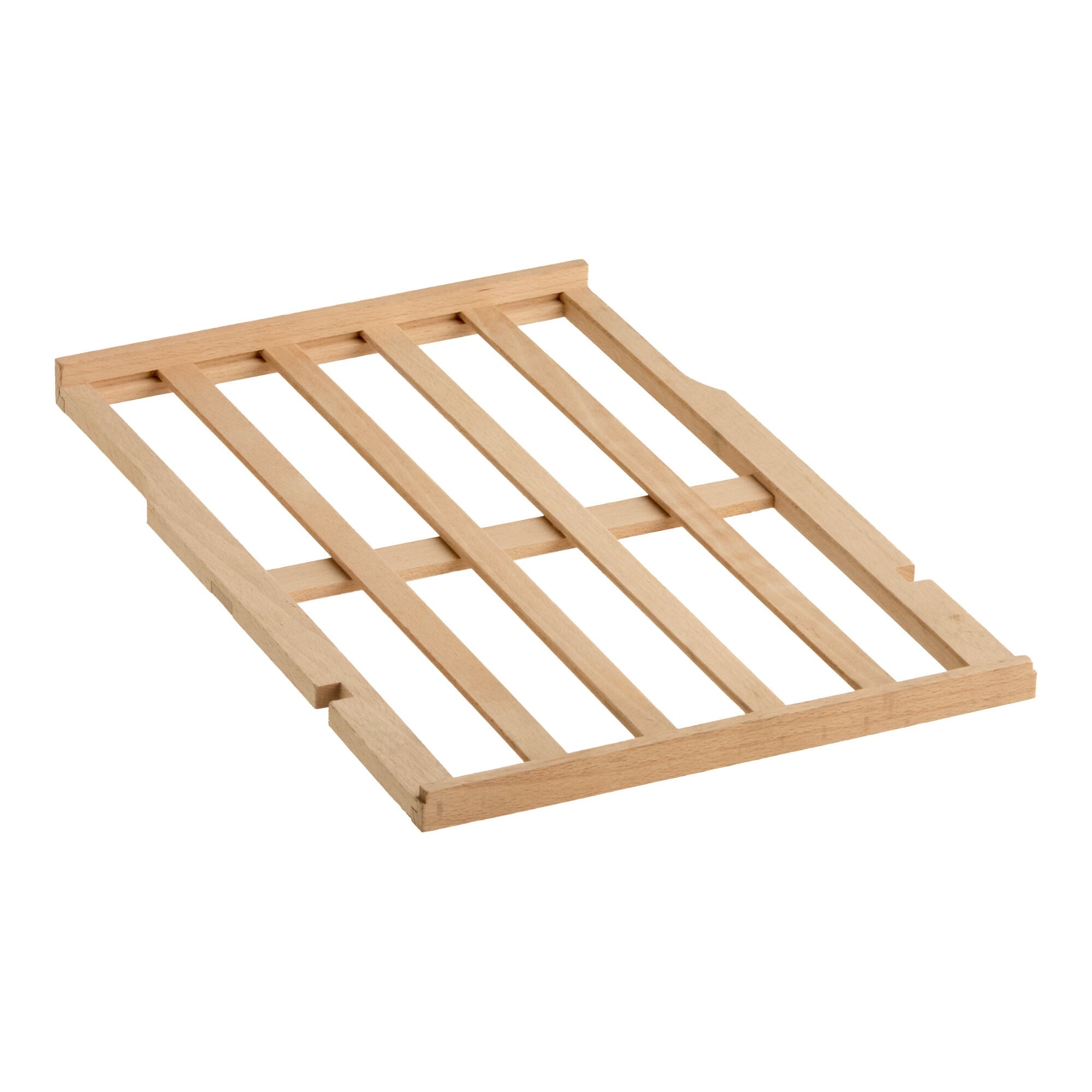 A wooden shelf designed for use with the AvaValley WBRC-32-DZ.