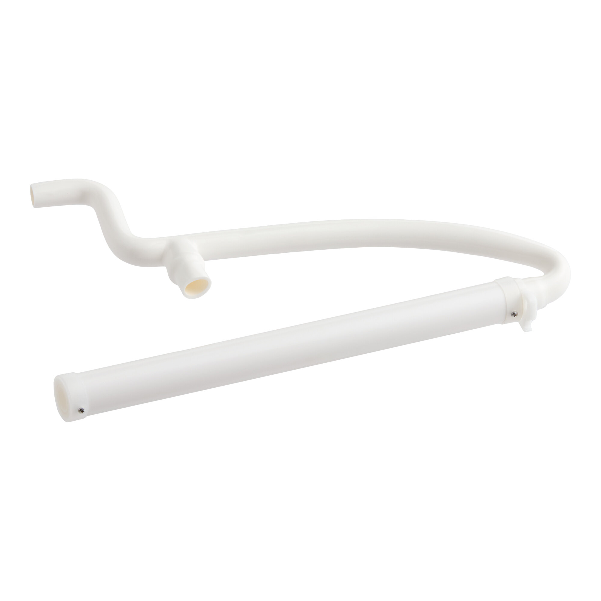 A white 15-inch spray pipe designed for Avantco Ice MC-H-322-A, KMC-H-322-LA, KMC-H-322-HA, and KMC-H-322-A ice machines.