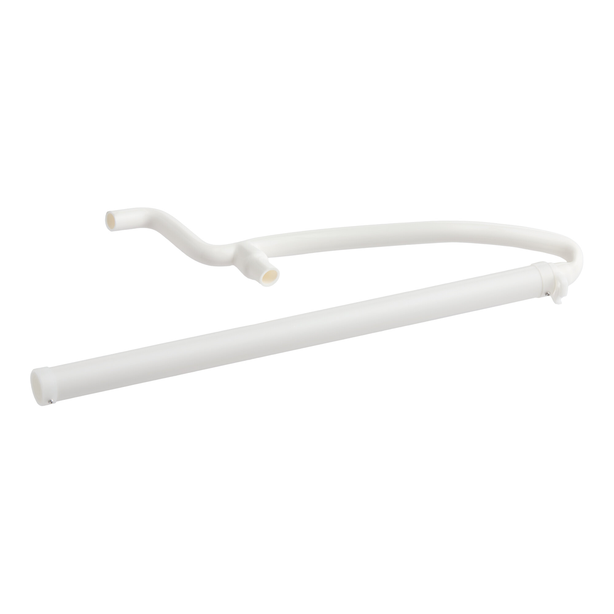 A white spray pipe designed for use with specific Avantco ice machine models.