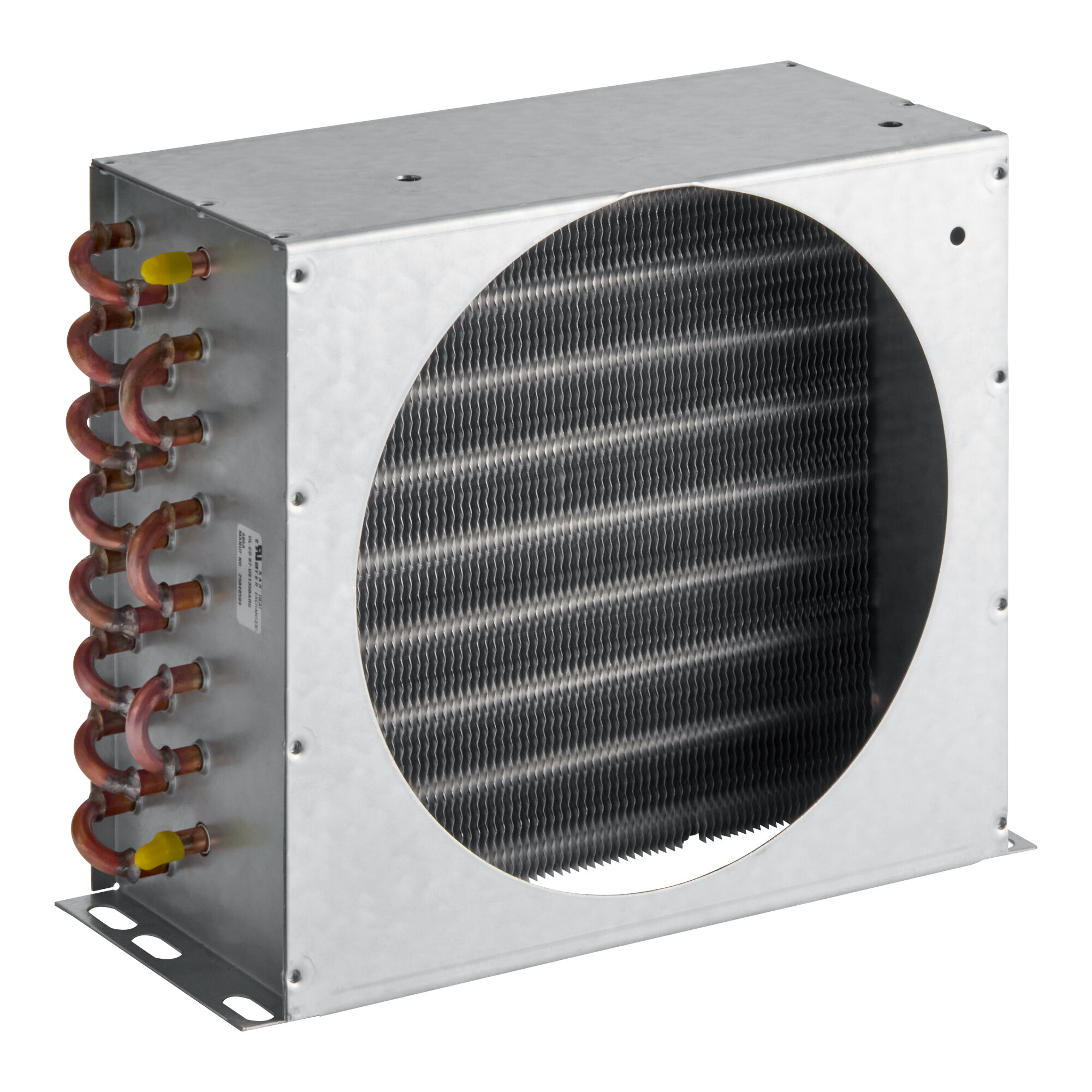 A metal condenser unit designed for select Avantco Ice Diamond ice machines.