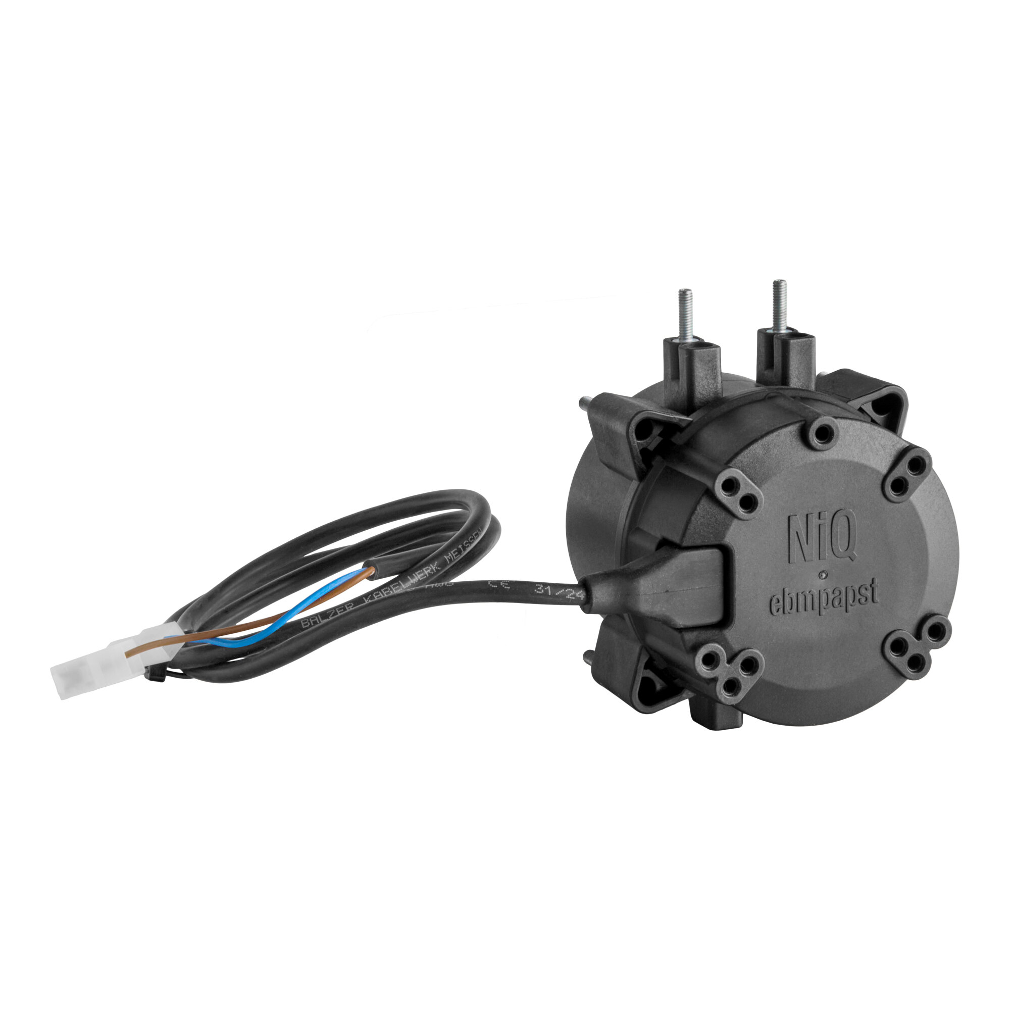 A condenser fan motor with attached wiring, designed for Avantco Ice EMC-H-530-A, EMC-F-530-A, and EMC-F-422-A models.