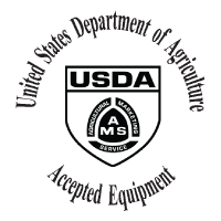 USDA Accepted Equipment