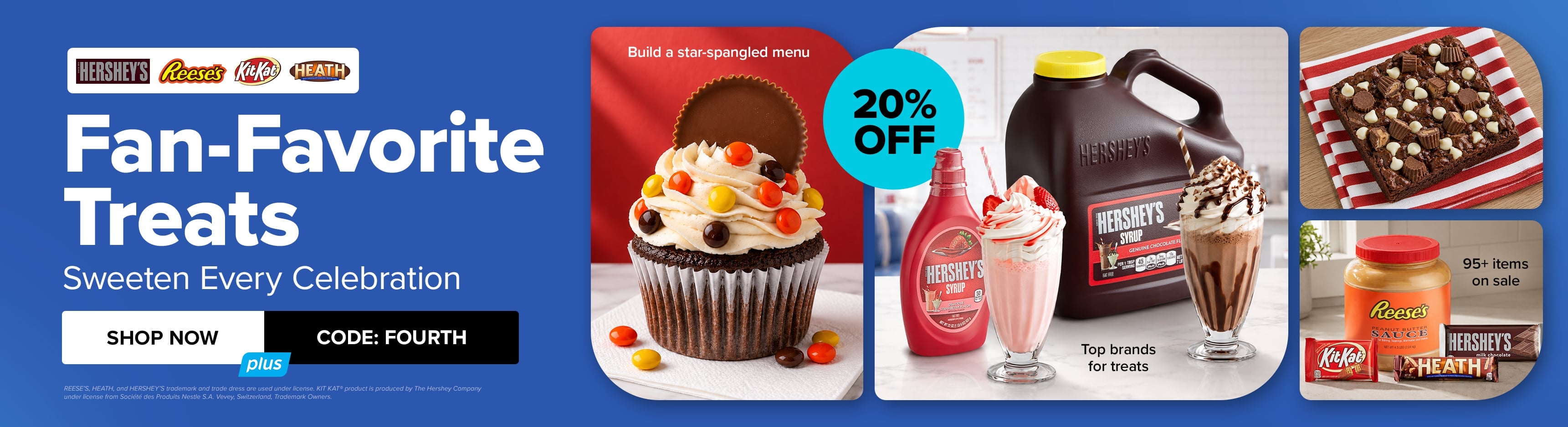 Fan-Favorite Treats - Sweeten Every Celebration. Shop Now. Use Code: FOURTH and Save 20%