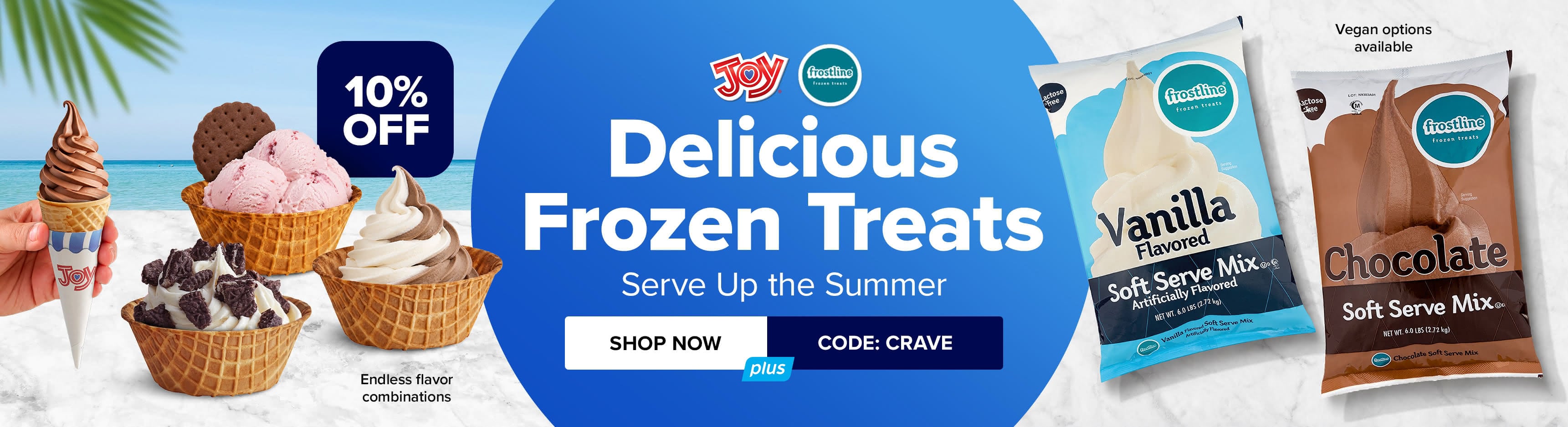 Joy Cone Kent Precision Delicious Frozen Treats Serve Up the Summer use code CRAVE shop now