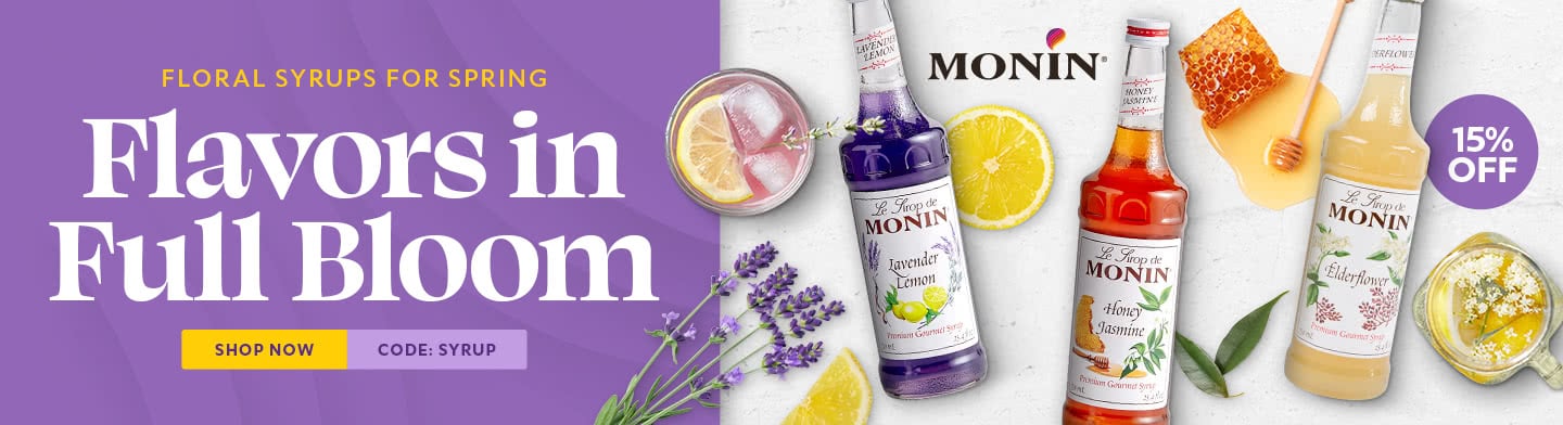Stock Up and Save on Floral Syrups for Spring
