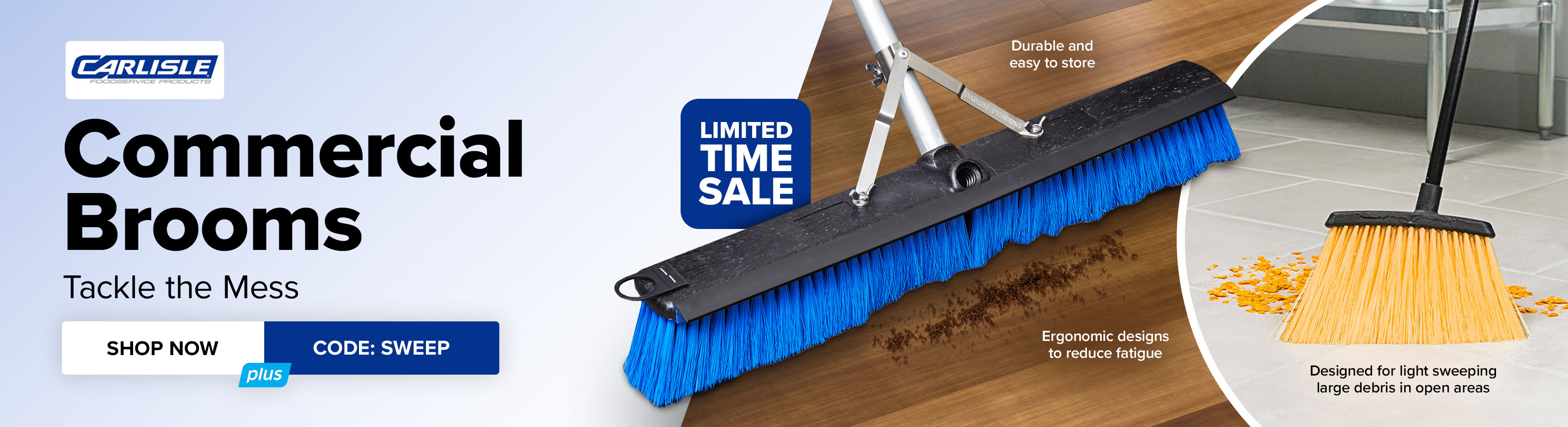 Carlisle Commercial Brooms on sale
