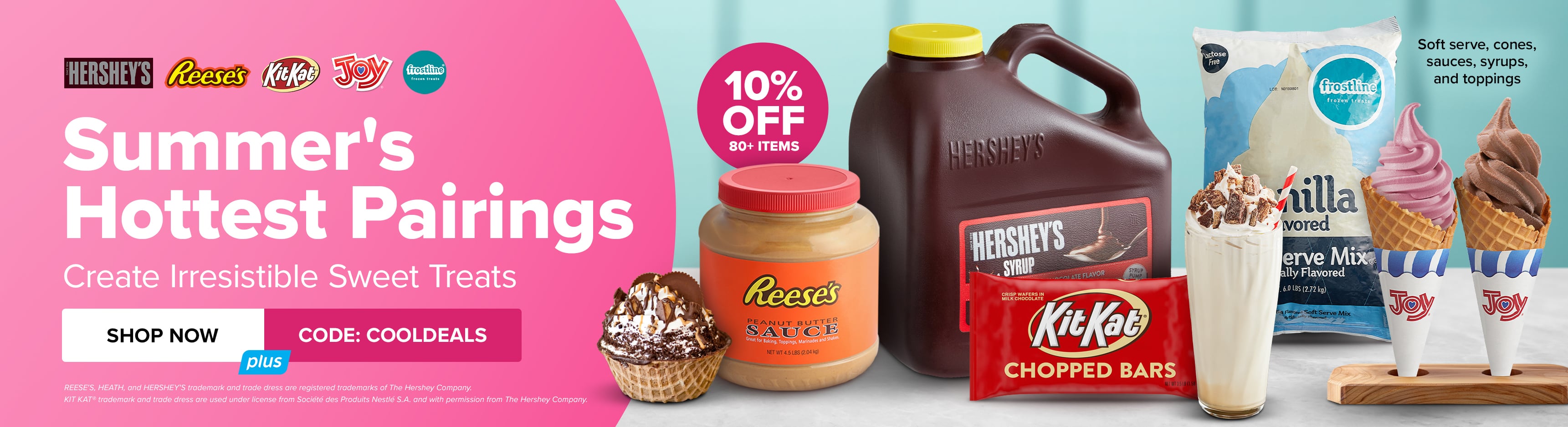 Summer’s Hottest Pairings. Create Irresistible Sweet Treats. Shop Now. Use Code: COOLDEALS. Save 10% On 90+ Items.