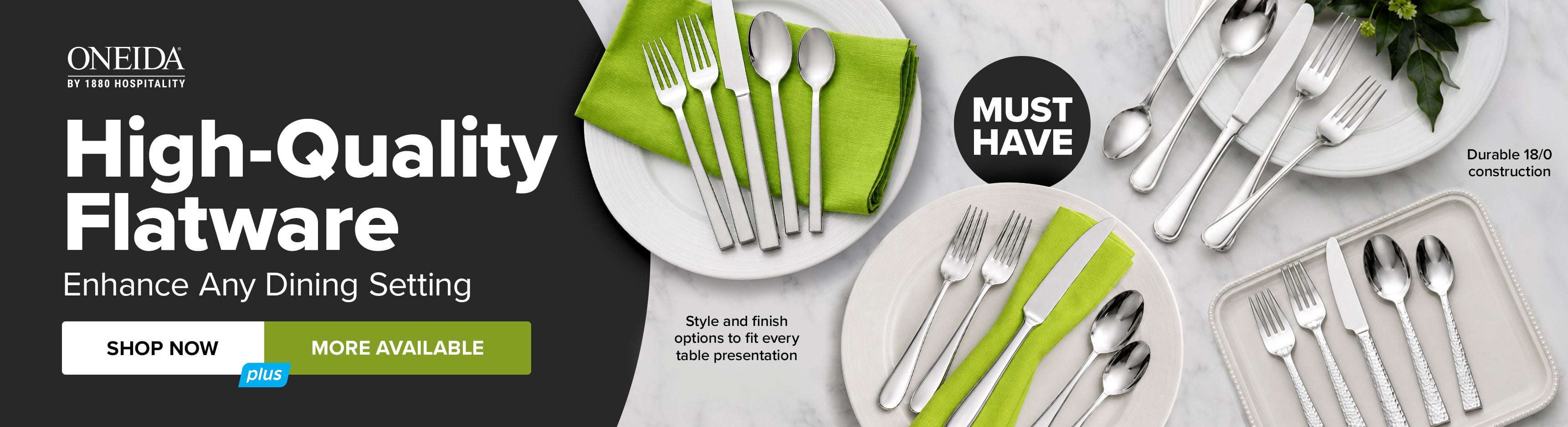 Must Have 1880 Hospitality High-Quality Flatware