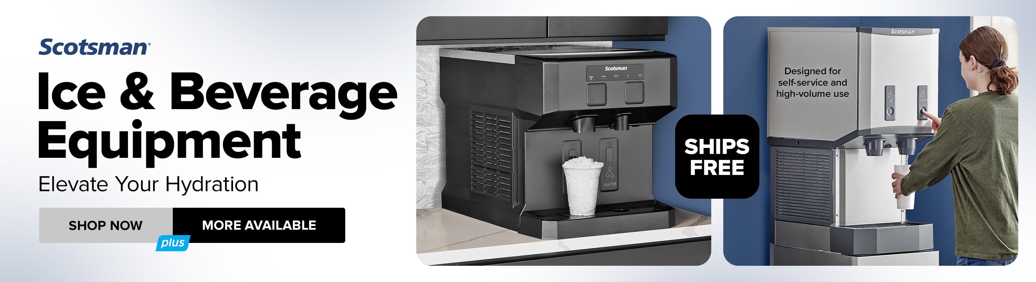 Free Shipping on Ice & Beverage Equipment by Scotsman; Shop Now